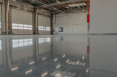 Industrial Epoxy Floor in Warehouse
