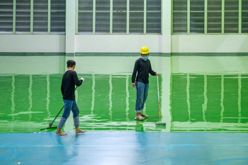 Residential Floor Coating in Greenville, SC